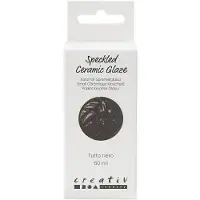 Creativ Company - Speckled Ceramic Glaze 999-1060 C Opaque Tutto Nero - 60ml