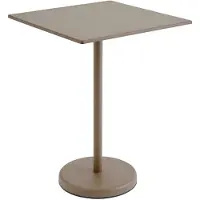 Muuto Linear Steel Baaripöytä 70x70 h: 95 cm Taupe