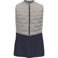 Odlo Men's Zeroweight Insulator Running Vest Silver Cloud/India Ink L