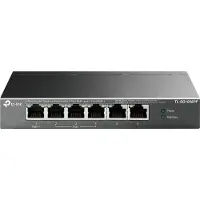 TP-LINK – 6-Port Gigabit Desktop Switch with 3-Port PoE+ and 1-Port PoE++ (TL-SG1006PP)