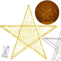 Springos Joulukoriste CL4127 100 LED tähti, lämmin valkoinen