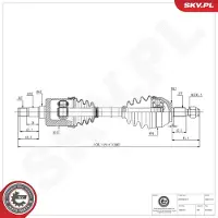 ESEN SKV Vetoakseli 40SKV144
