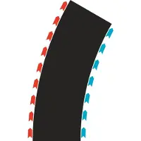 Carrera – HYBRID Curves Radius 30 (zwei Module) (50052004)