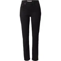 Levi's for woman. 18883-0321 Straight High-Waisted Jeans 724 black (26/32), Casual, Cotton, Denim
