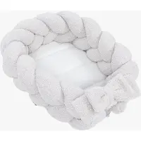 Meowbaby Bearly Unipesä + Letitetty Suoja, Offwhite