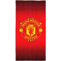 Fodbold Manchester United 002 Towel - 75X150Cm - Red - 75X150CM