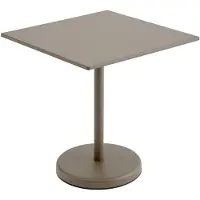 Muuto Linear Steel Bistropöytä 70x70 cm Taupe