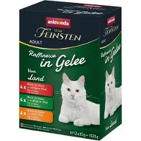 Animonda Vom Feinsten 24x85g Vom Feinsten Adult Raffinesse hyytelössä makuja maasta Animonda