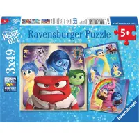 Ravensburger Disney Pixar Inside Out Palapelit 3x49 Palaa
