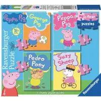 Ravensburger Peppa Pig My First Puzzle 2/3/4/5P - Multi/patterned - ONE SIZE