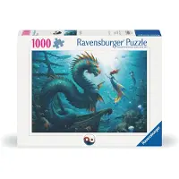 Ravensburger Enchanted Depths Dragon Mermaid 1000P - Multi/patterned - ONE SIZE