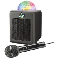 Music Mu Karaoke Bt Disco Speaker W/Mic - Black - ONE SIZE