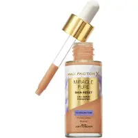 Max Factor Miracle Pure 2in1 Skin Reset Serum Foundation, 60-80 Light to Medium