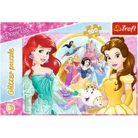 Trefl 100 Bit Glitter Princess - Multi/patterned - ONE SIZE
