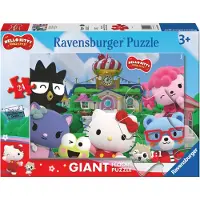 Ravensburger Hello Kitty Giant Floor Puzzle Mix Mix-Onesize Sininen One Size Pojat, Tytöt