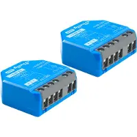 Shelly 1 Gen4 älykytkin, 2-pack, sininen