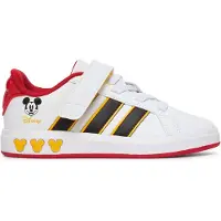 Adidas Urheilukengät 'Grand Court Mickey' keltainen / punainen / musta / valkoinen