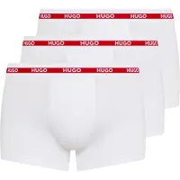 HUGO Bokserishortsit punainen / valkoinen