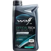WOLF Officialtech Ms-sfe Sae 5w-30 Moottoriöljy 1l