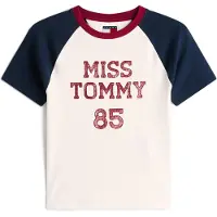Tommy Hilfiger Tjw Slim Sh Miss Tommy Ss Tee - Navy - XL