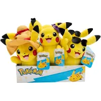 Jazwares Pokemon Plush Summer (20cm) Pikachu with summer hat