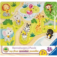 Ravensburger Nuppipalapeli Eläintarhan Eläimet 8