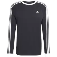 Adidas Originals T-paita 3-Stripes - Musta Pitkähihainen, koko Medium