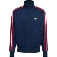 Adidas Collegetakki 'Firebird' laivastonsininen / vaaleankeltainen / punainen / valkoinen