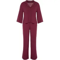 Trendyol Pyjama burgundin punainen