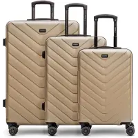 Redolz Essentials 07 3-SET 4-pyöräinen Matkalaukkusetti 3-osainen Beige