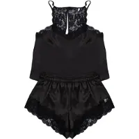 Trendyol Pyjamashortsit musta
