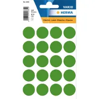 Herma 1885, Vihreä, Pyöreä, Kiinteä, Universaali, Paperi, 20 kpl