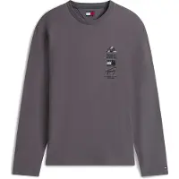 Tommy Hilfiger Tjm Rlx Peaks Ls Tee - Grey - XXL