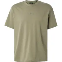 BOSS for man. 50519368 Tee 10 green T-shirt (S), Casual, Cotton, Short sleeve