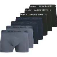 Jack & Jones Jacjeremiah Solid Trunks 7 Pack - Black - L