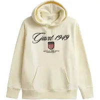 Gant Graphic Hoodie - Cream - XL