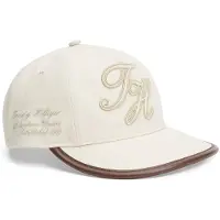 Tommy Hilfiger Th Script Elevated 5 Panel Cap - Cream - ONE SIZE