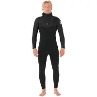 Rip Curl Dawn Patrol 6/4 Mm Pitkähihainen Märkäpuku Hupulla Ja Rintavetoketjulla