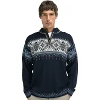 Dale of Norway Men's Blyfjell Knit Sweater Navy/Red/Offwhite/Indigo Blue Pitkähihaiset paidat L