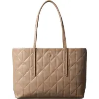 Calvin Klein Quilted Small Tote - Beige - ONE SIZE
