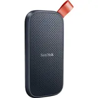 SanDisk Portable 2 Tt USB 3.2 Gen 2 (USB-C) -ulkoinen SSD, iskunkestävä, musta