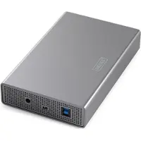 Digitus DA-71106-1, HDD-kotelo, 2.5/3.5", Serial ATA III, 5 Gbit/s, USB-liitettävyys, Alumiini