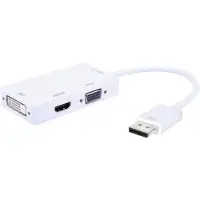 EFB Elektronik IADAP DP-COMBOF2, 0,15 m, DisplayPort, HDMI / DVI / VGA, Uros, Naaras, 5,4 Gbit/s (IADAP-DP-COMBOF2)
