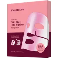 Eqqualberry Collagen Pore-Tight Up Hydrogel Mask 4 kpl