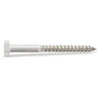 Euromarine Vbth Din 571 A4 Kuusioruuvi Puulle 10x80 Mm 10 Yksiköt