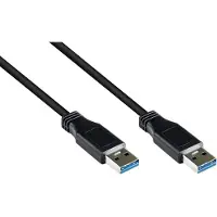 Goobay USB 3.0 A/A -kaapeli, 0,5 m, musta
