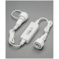 Konstsmide Dimmer valkoinen 5 steg "soft cable" ute, DC. 24V/IP44