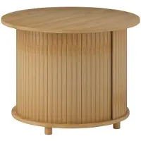 Aosom Sohvapöytä Homcom 60x45cm, vaaleanruskea