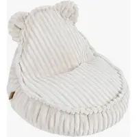 Meowbaby Churros Säkkituoli Teddy, Cotton Candy White