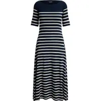 Ralph Lauren Cotton Baby 1X1 Rib-Knit Dress - Navy - XS